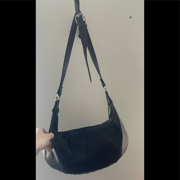 Cristina Made In Italy Black Leather Bag - Picture 4 of 16